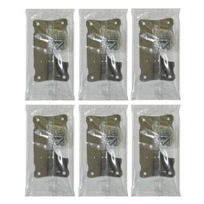리폼플러스 경첩보강 플레이트 철판피스제공 베이스판 경첩수리, 경첩보강플레이트, 6개