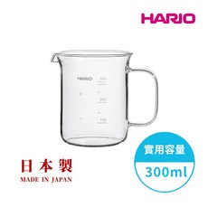 HARIO 經典燒杯量杯 耐熱玻璃, 1個, HARIO經典燒杯咖啡壺300