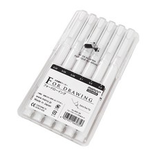 마비 포드로잉 6개 세트 4600-6B 블랙