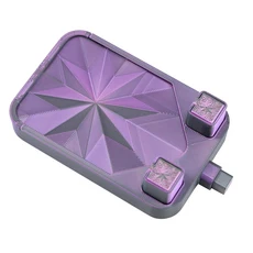 다채로운 도트 드릴 다이아몬드 페인팅 트레이와 쓰레기통 2개 - 간편한 청소를 위한 휴대용 공예 정리함., 04 laji-Black Purple