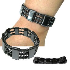 건강 자석팔찌 목걸이 게르마늄 마그네틱 팔찌줄, 자석팔찌 [D형], 1개