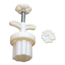 쿠키 우표 Osmanthus 꽃 달화 곰팡이 곰팡이 손 압박 달 케이크 제조업체 Diy Fastry Tool for Mid-Autumn Festival, 1개