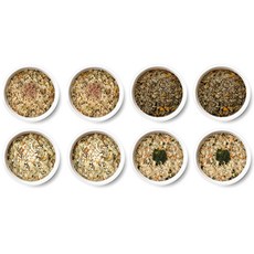 엘빈즈 이지밀 한우미역진밥 110g + 한우새송이진밥 110g + 닭가슴살시금치진밥 110g + 흑임자단호박진밥 110g 실온이유식 세트, 한우미역,  한우새송이, 닭가슴살시금치, 흑임자단호박, 8개