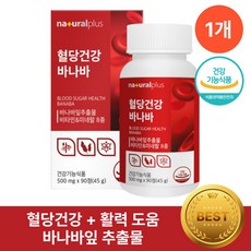 혈당 영양제 바나바잎추출물 헬시위듀 돼지감자 뽕나무잎 분말, 1박스, 45g