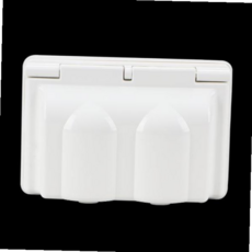 매입콘센트(J) 화이트 방우형 2구 가로 59000EA 1EA, 본상품