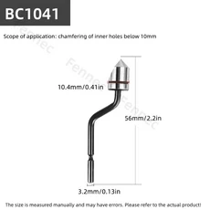 NG1000 트리밍 블레이드 챔퍼 엣지 커터 BC8301/1041/1651 디버링 도구 원형 나이프, 01 BC1041