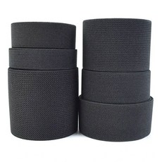 탄성1-5M 20-70mm 검은 나일론 탄성 밴드 1.5mm 두꺼운 치마 허리띠 고무 밴드 벨트 슬링 장식 스트레치 테, Black, 30mm, 1개