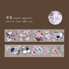 Mr. Paper 6 스타일 1 롤/팩 슬리핑 가든 시리즈 DIY 핸드북 일기 전화 케이스 유리 머그잔 장식을위한 애완 동물 흰색 잉크 강력 접착 테이프 216439, S21816-4