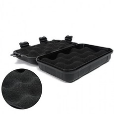 소형 정리케이스 다용도 캠핑 수납함, 1개, 대형 오렌지