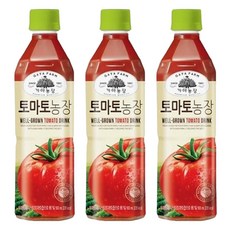 웅진 가야농장 토마토 주스, 500ml, 3개