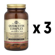 솔가 퀘르세틴 컴플렉스 위드 에스터C 플러스 베지캡슐 100정 3개