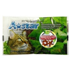 A-Star Bones AB貓星 星形薄荷潔牙骨 - 貓咪潔牙零食 薄荷口味 造型 幫助清潔牙齒, 1個, 鮪魚,【單包】15g, 15g, 鮪魚