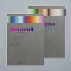 혜명생필품몰 두성 칼라 머메이드지 A4 W21 [CMD-128] / [178g 10매] - 봉 (1개입) 색도화지 종이재단 색지 종이종류 컬러종이