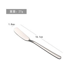 304不鏽鋼奶油刀 - 廚房烘焙DIY抹油刀/奶酪刀/果醬抹刀, 奶油抹刀, 1個