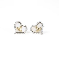 Vivienne Westwood 女用愛心水晶耳環