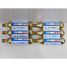 隔日 MOSA CO2 鋼瓶 16g 二氧化碳鋼瓶 CO2 有牙氣瓶 單車用鋼瓶 一般的充氣頭都可使用, 1個, mosa CO2 16g 有牙氣瓶*6