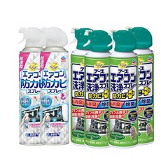 興家安速冷氣清潔雙效六件組, 1個, 4綠+2白