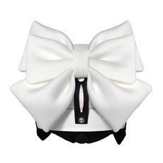 디어템 오토바이 헬멧 리본 장식, 화이트