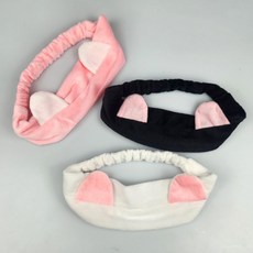 세안 머리띠 세수 헤어밴드 세면밴드 enj+04674qb, 핑크, 본상품선택