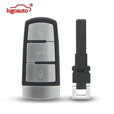 kigoauto 3C0 959 752 BA VW Passat 3C0959752BA용 스마트 키 쉘 3버튼