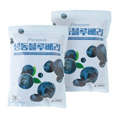 당도높은 무첨가 100% 냉동블루베리 1KG, 1kg(칠레), 2개