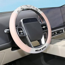 아트박스/산리오 산리오 핸들 커버, 라운드형, 헬로키티 블랙