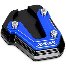 킹콩 XMAX 300 사이드 스탠드 클립 17 26년 미끄럼방지 확장 발판 패드 호환, 1개, 블루