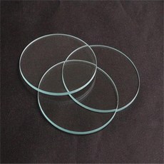 40-60mm 라운드 평면 유리 렌즈 42mm 50mm LED 손전등 토치 헤드 램프 자전거 라이트 커버, 10 40mm