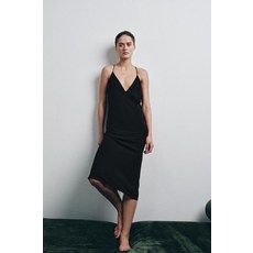 ZARA 자라 멀티 포지션 스트랩 안감 원피스 - 블랙 122276