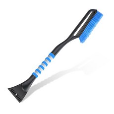 자동차 앞유리용 눈 브러시 및 얼음 긁개 인체공학적 그립이 있는 탈착식 눈 제거 도구 겨울철 자동차 눈 제거 도구, 03 Blue