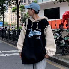 [Myshe]남성 긴팔 티셔츠 빅사이즈 후드 맨투맨 TWO606FEI606WY07