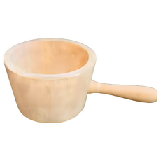 《檜木的店》台灣檜木水瓢 / 實木水瓢 / 未上漆, 木頭色, 1個