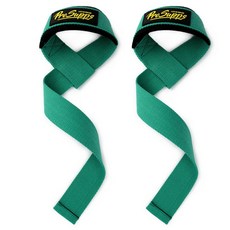 프로서프 데드리프트 헬스 스트랩 세트, 그린