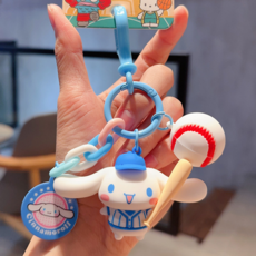산리오 키링 헬로키티 마이멜로디 포차코 시나모롤 한교동 쿠로미 키홀더 열쇠고리