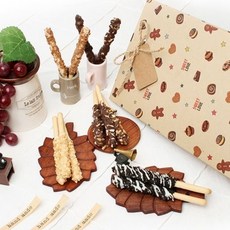 아몬드 쿠키 빼빼로 만들기 DIY 키트 수제 초콜릿 세트, 1개