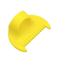 핀 쿠션 손 바느질 보조 손가락 보호기 홈바느질 가장자리 록 스텐실 도우미, 색상: 1. yellow