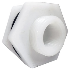 【DIY合作社】高級水塔接頭 6分 1吋 白色 附發票, 1個, 無