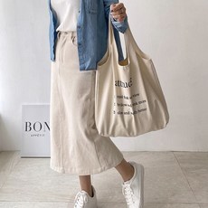 네모엔룩 여성용 캔버스워싱 스커트