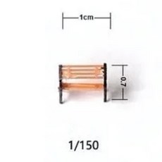 스케일 미니어처 공원 벤치 모델 좌석 제작인형 집 장식마이크로 풍경기차 풍경, 1개, 1. 150scale