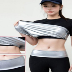 헬스 상하세트 여성 반팔 운동 코팅땀복 실버 스포츠_WFHN6KI