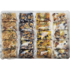 소문떡 아침대용 떡 백미 흑미 단호박 제주 해풍쑥 단호박 다섯가지 영양찰떡, 3kg, 30개