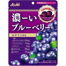 일본 아사히 진한 블루베리 사탕 캔디 84g 6팩 494442