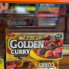 S&B 골든카레 중간매운맛 198g, 5개