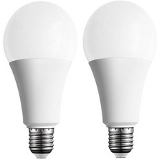 고두오라 2팩 삼방향 전구 50개 100개 150w 일광 5000K A19 E26 공부방 읽기에 완벽합니다, 2 Pack