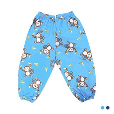 아동 어린이 단체 놀이 체험복 미술가운 방수바지-몽키 바나나