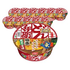 NISSIN 日清 咚兵衛天婦羅蕎麥碗麵 增量版, 12入