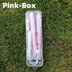 3 in 1 헤어 아이언 스트레이트 닝 핫 빗 미니 너 컬링 스타일링 도구, 영국, PinkBox