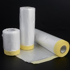 페인트칠 보양 마스킹 비닐테이프 18M, 1개