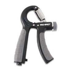 PRO-SPECS 可調式計數握力器 5~60kg 強度可調節, 黑色, 1個