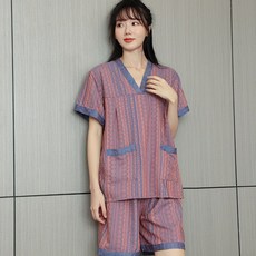 겨울 한텐 잠옷 기모노 기모 수면잠옷 가을 실내복 빅사이즈